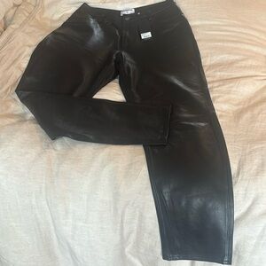 NWT beautiful soft leather pants from Anthropologie
